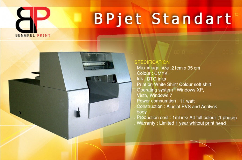 printer dtg A4 standard