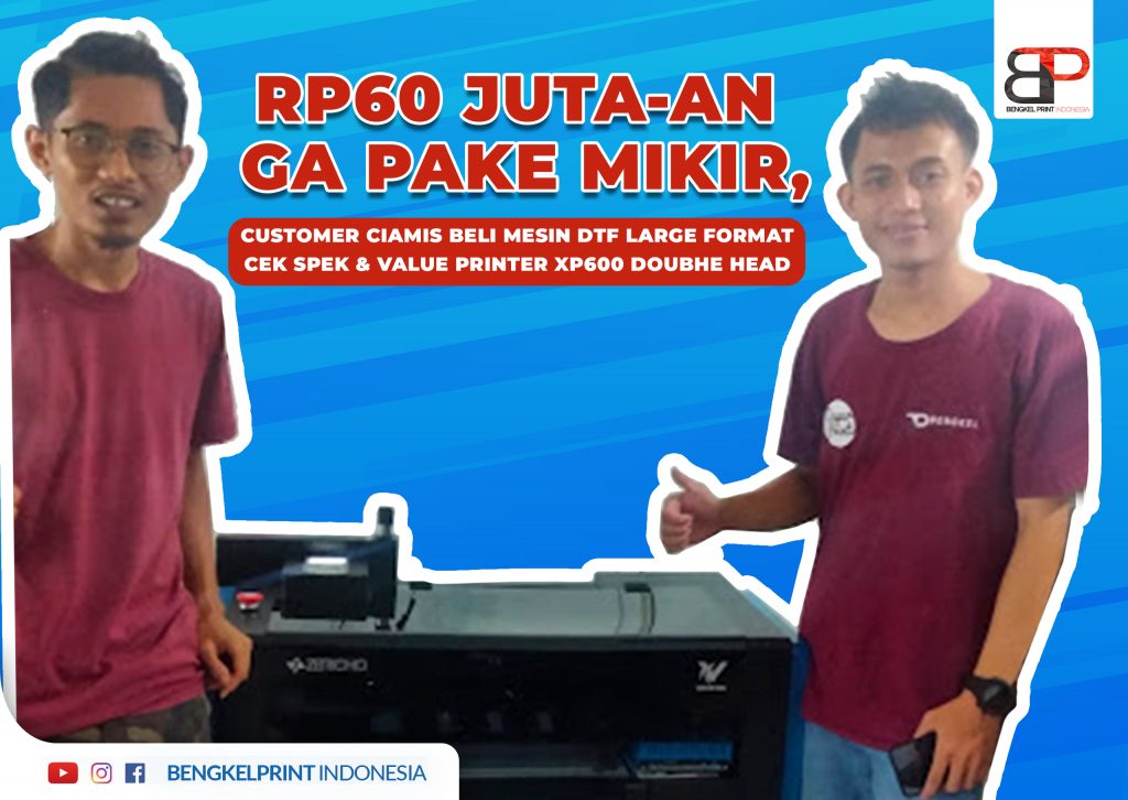 Paket Mesin Sablon DTF Zericho Jakarta